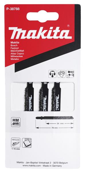 Makita P-38788 Stichsägeblatt D1 Granulat bestreut
