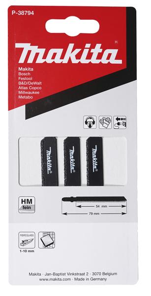 Makita P-38794 Stichsägeblatt D2 Granulat bestreut