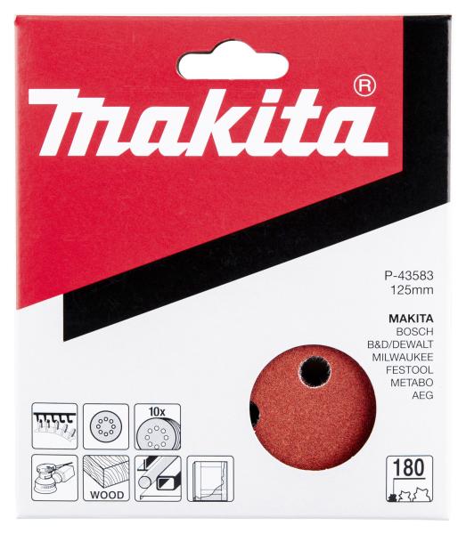 Schleifscheibe P180 125mm Klett