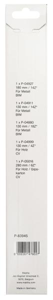 Makita P-83945 Reciprosägeblatt-Set