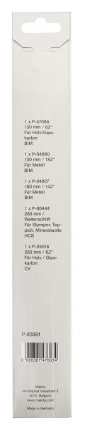 Makita P-83951 Reciprosägeblatt-Set