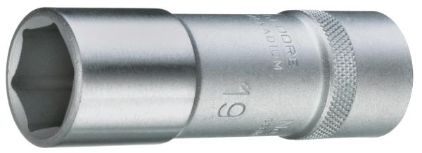 GEDORE 19 L 13 Steckschlüsseleinsatz 1/2, lang, 6-kant, 13 mm"