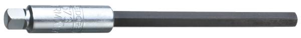 GEDORE 673 L Einsatz-Halter lang 1/4 6-kant - 1/4" 4-kant"