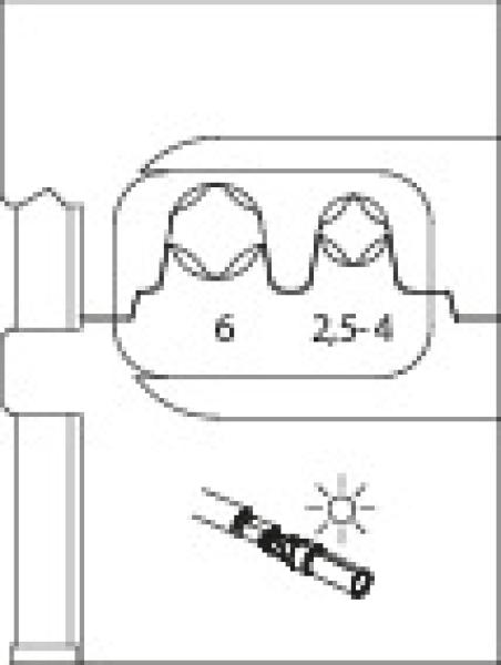 GEDORE 8140-24 Modul-Einsatz für Multi Contact MC3