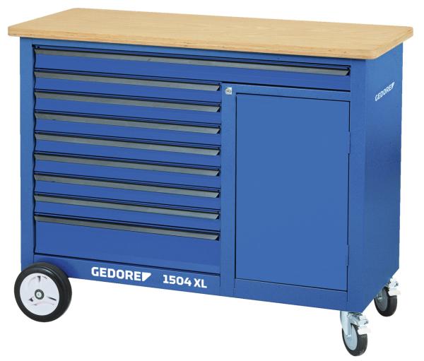 GEDORE 1504 XL 1710 Rollwerkbank 1,25 m breit