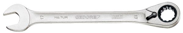 GEDORE 7 UR 8 Maulschlüssel mit Ringratsche, umschaltbar, UD 8 mm