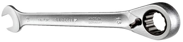 GEDORE 7 UR 8 Maulschlüssel mit Ringratsche, umschaltbar, UD 8 mm