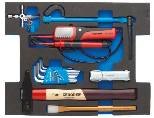 GEDORE 1100 CT2-03-600 D Sortiment Sanitär in 2/2 L-BOXX 136 Modul unten