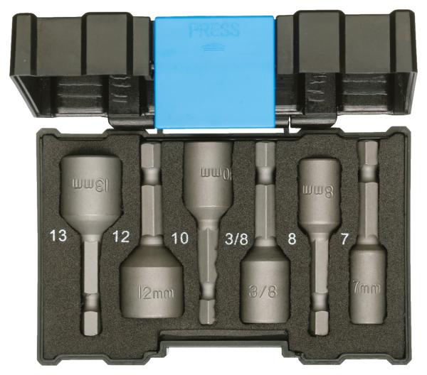 GEDORE 666-006 Bit-Box Steckschlüssel Maschinenaufnahme 6-teilig