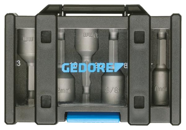 GEDORE 666-006 Bit-Box Steckschlüssel Maschinenaufnahme 6-teilig