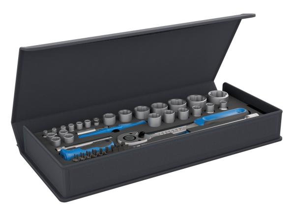 GEDORE TC 19-20-MU-10 Steckschlüssel-Satz 1/4+1/2" 52-teilig"