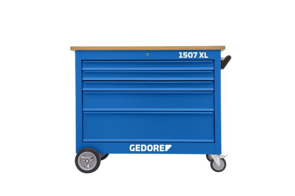 GEDORE 1507 XL 30101 Rollwerkbank mit 5 Schubladen