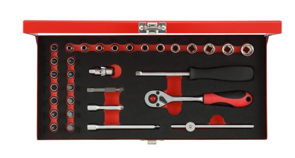 GEDORE R49004033 Steckschlüssel-Satz 1/4 4-13mm 32-teilig"