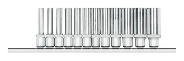 GEDORE R41008012 Steckschlüssel-Satz 1/4 6-kant +Leiste 12-teilig"