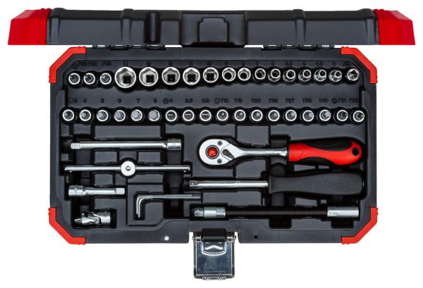 GEDORE R49003046 Steckschlüssel-Satz 1/4 4-14mm 46-teilig"