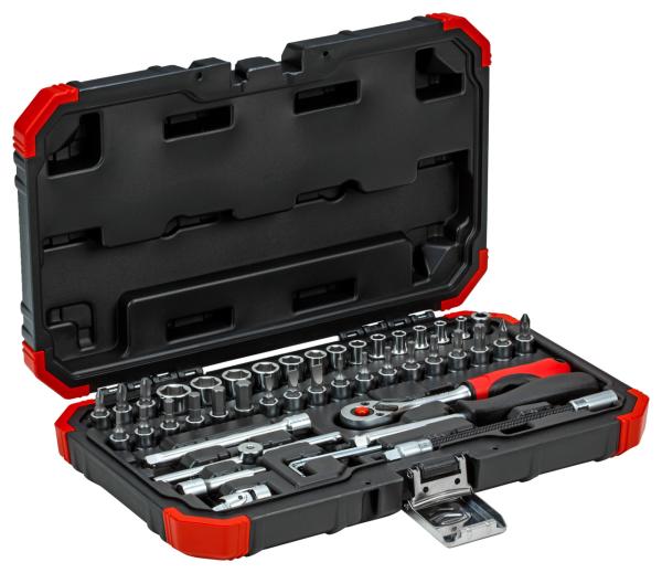 GEDORE R49003046 Steckschlüssel-Satz 1/4 4-14mm 46-teilig"