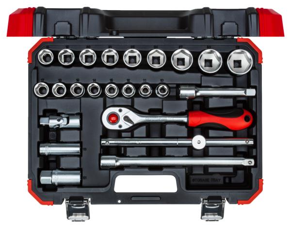 GEDORE R69003024 Steckschlüssel-Satz 1/2 10-32mm 24-teilig"