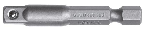 GEDORE R47110009 Antriebsadapter 1/4 4-kant x 1/4" 6-kant 50 mm"