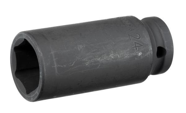 GEDORE R63002416 Kraftschraubereinsatz 1/2 6-kant 24 mm Länge 78 mm"
