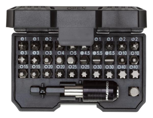 GEDORE R33005031 Bit-Box 1/4 SL+PH+PZ+TX+6-kant 32-teilig