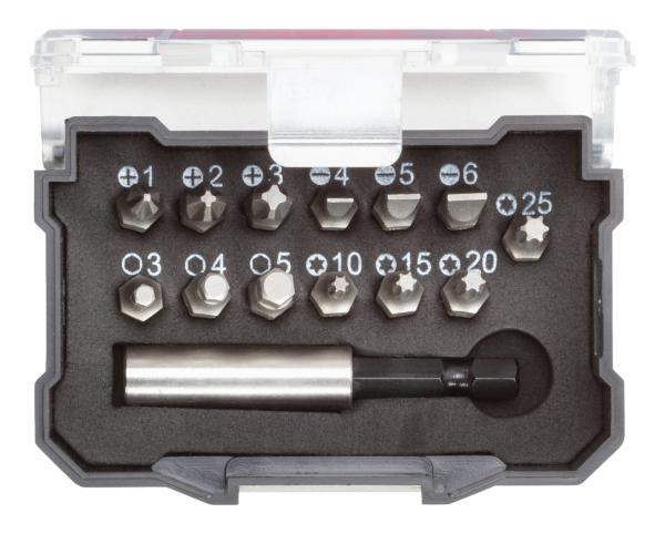 GEDORE R33005014 Bit-Box 1/4 PH+SL+TX+6-kant+Bithalter 14-teilig