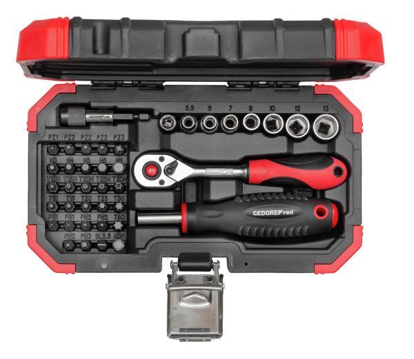 GEDORE R33003040 Bit-Satz 1/4 40-teilig"