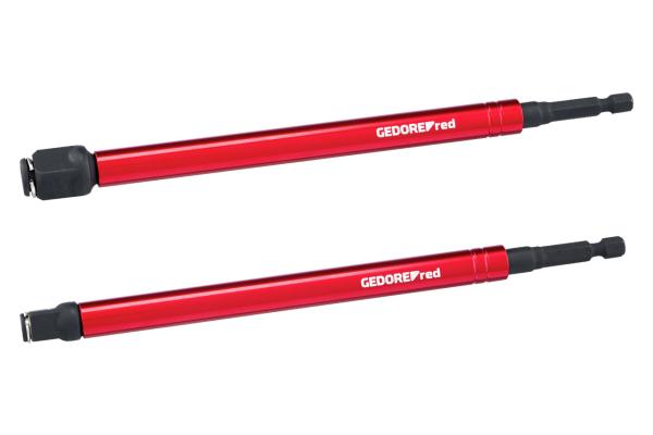 GEDORE R47112002 Bithalter-Satz mit Schnelldrehhülse, 2-teilig, Länge 200 mm