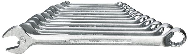 GEDORE 1 B-0112 Ring-Maulschlüssel-Satz 12-teilig 6-19 mm