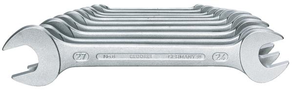 GEDORE 6-10 Doppelmaulschlüssel-Satz 10-teilig 6-27 mm