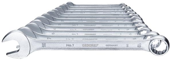 GEDORE 7-0112 Ring-Maulschlüssel-Satz 12-teilig UD-Profil 6-19 mm