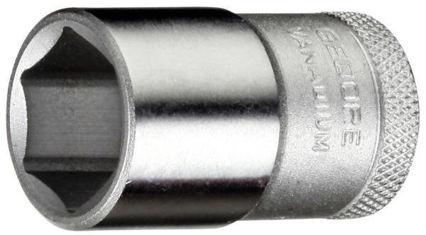 GEDORE 19 22 Steckschlüsseleinsatz 1/2, 6-kant, 22 mm"
