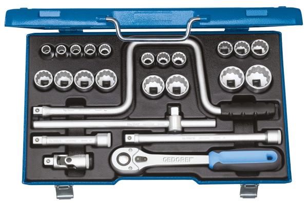 GEDORE D 19 TMU-10 Steckschlüssel-Satz 1/2 25-teilig UD 10-32 mm"