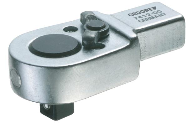 GEDORE 7412-00 Einsteckumschaltknarre 1/4, 9x12"