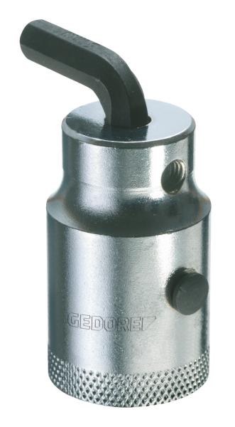 GEDORE 8756-06 Aufsteckstiftschlüssel für Innensechskantschrauben 16Z 6 mm